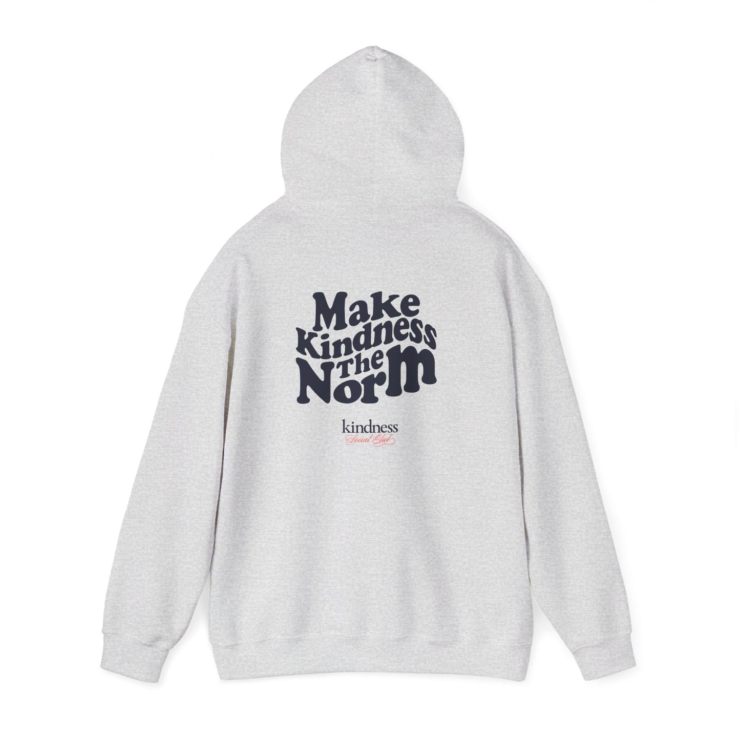 Make Kindness The Norm (Wavy) Unisex Adult Hoodie - By: Favio Moreno (KSC, Light)