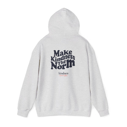 Make Kindness The Norm (Wavy) Unisex Adult Hoodie - By: Favio Moreno (KSC, Light)