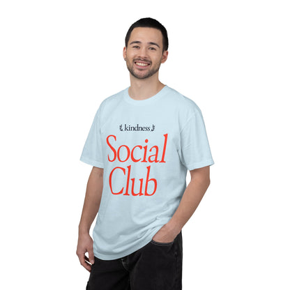 Kindness Social Club – By: Favio Moreno - Varsity Unisex T-Shirt (KSC Light)