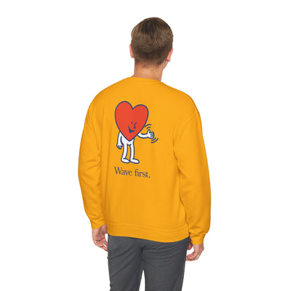 "Wave First" - Kindness Social Club - Crewneck Sweatshirt