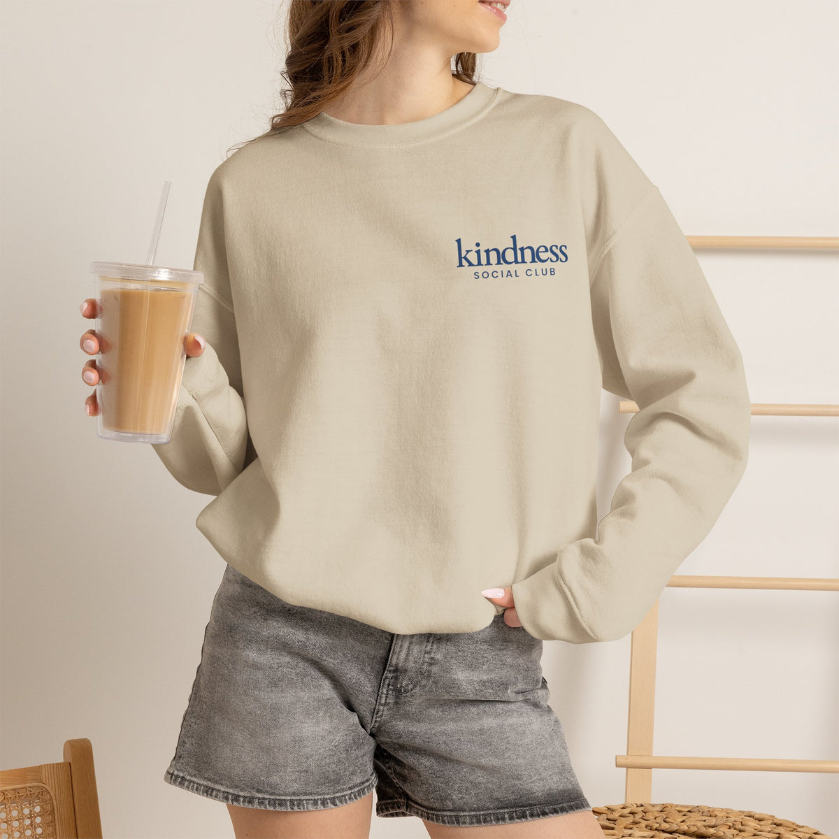 "Be the reason someone smiles today" Crewneck Sweatshirt