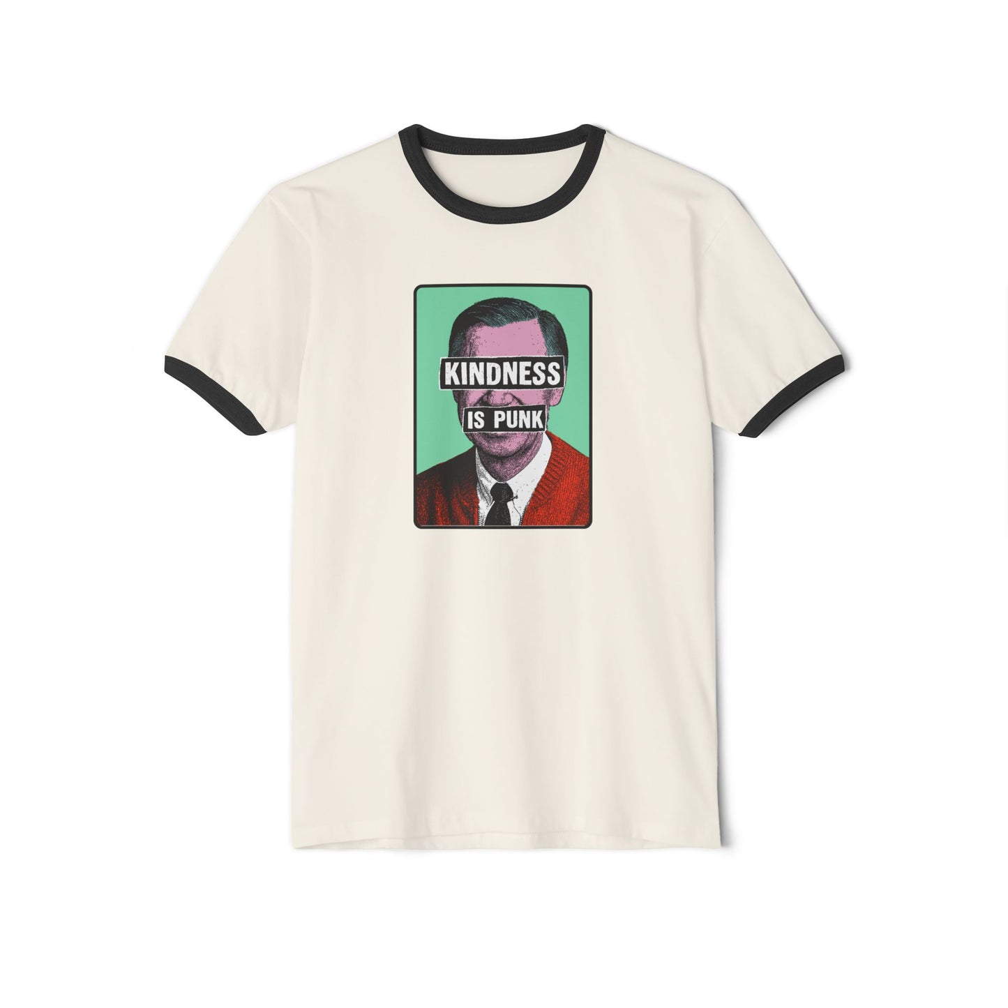 Unlikely Rebel Pop Art Ringer T-Shirt  - Unisex Adult