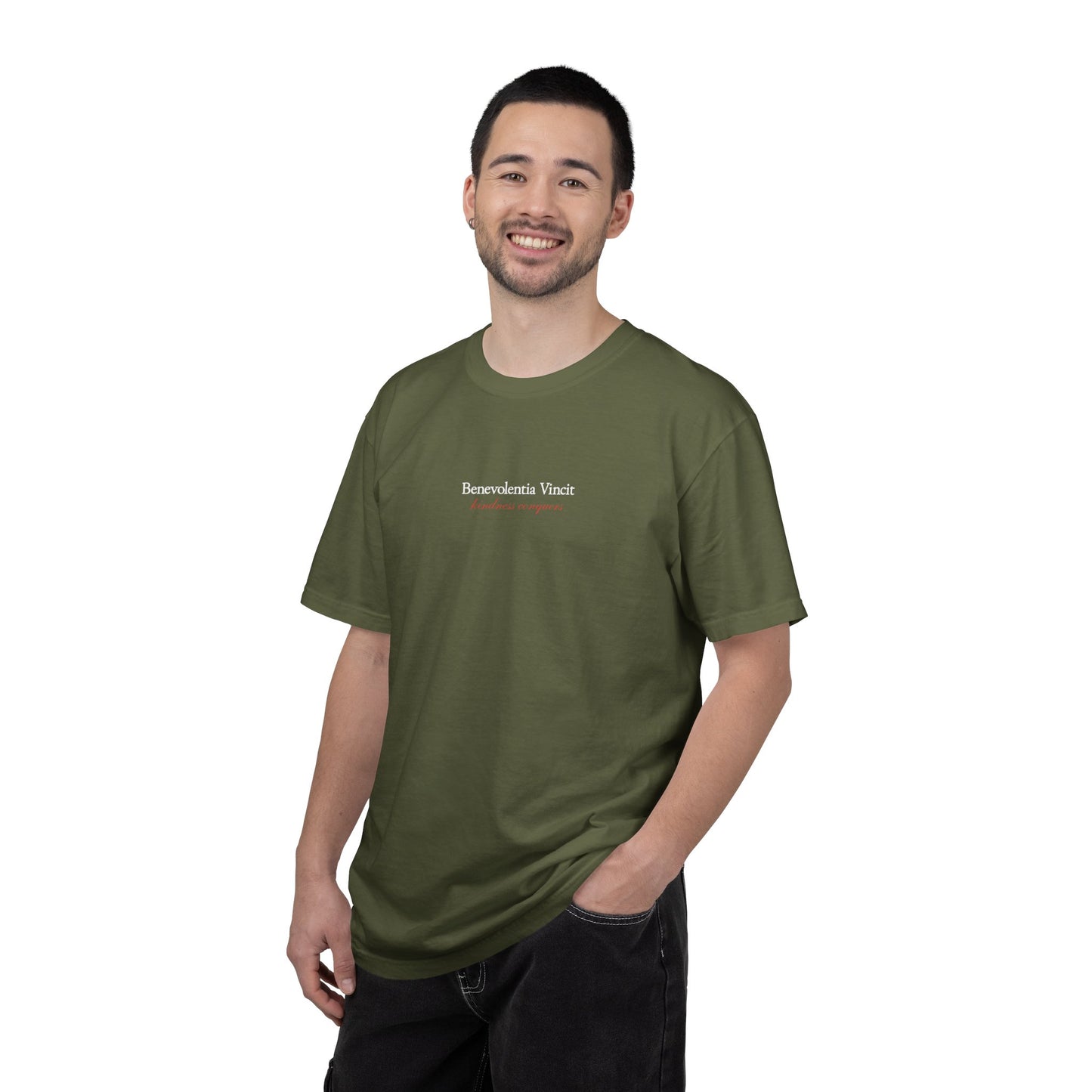 Kindness Conquers By: Favio Moreno Unisex T-Shirt (KSC Rich)