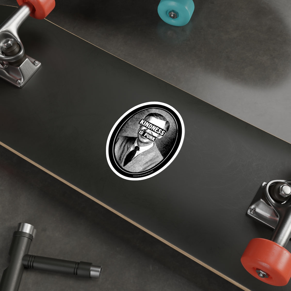 Unlikely Rebel Die Cut Bumper Sticker (5") - By Favio Moreno
