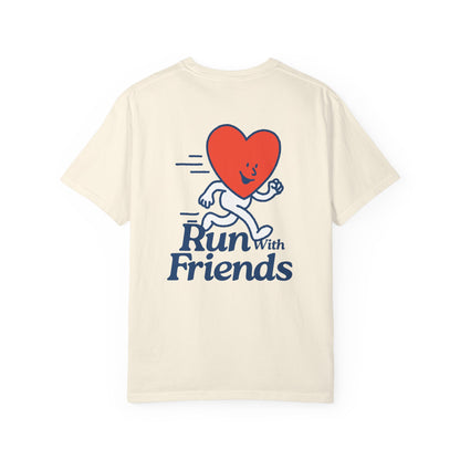 "Run With Friends" Heart - Kindness Social Club T-Shirt