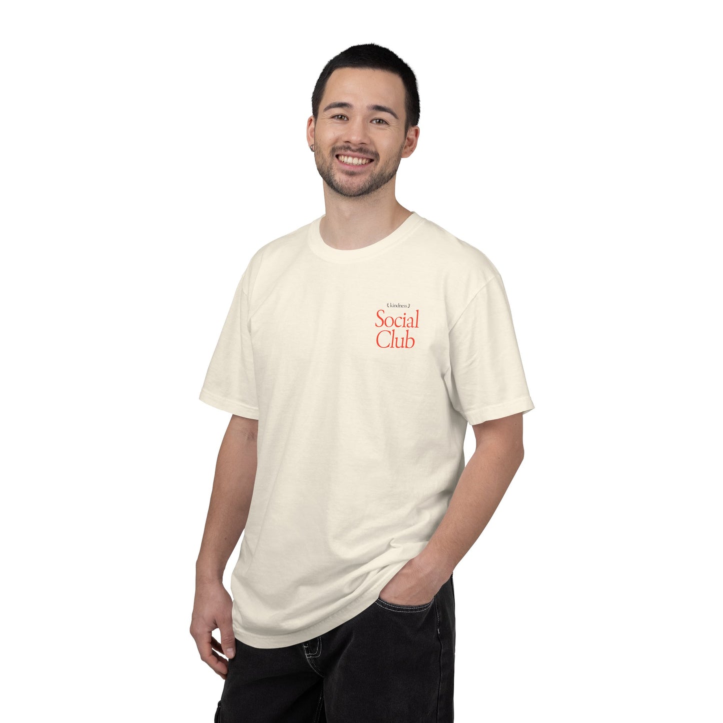 Kindness Social Club – By: Favio Moreno - Varsity Unisex T-Shirt (KSC Light)