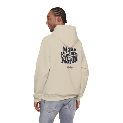 Make Kindness The Norm (Wavy) Unisex Adult Hoodie - By: Favio Moreno (KSC, Light)