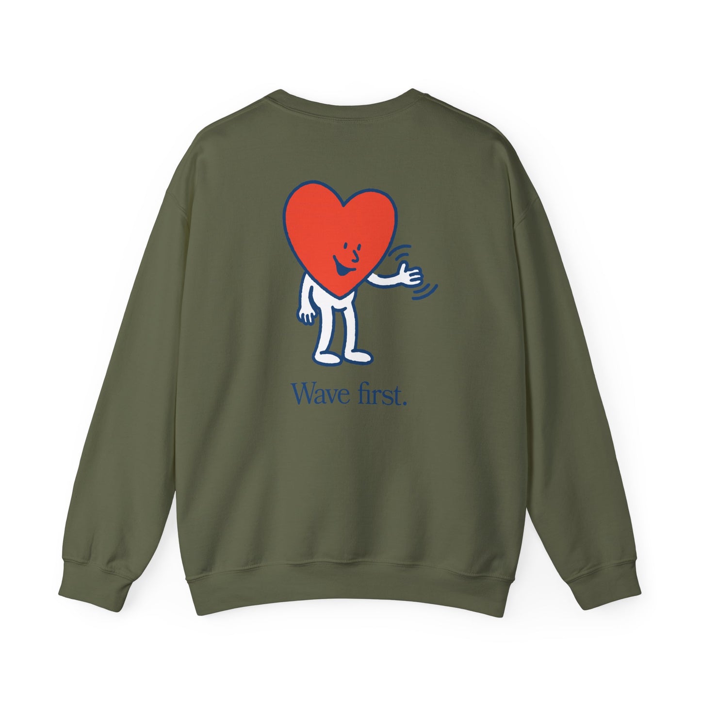 "Wave First" - Kindness Social Club - Crewneck Sweatshirt