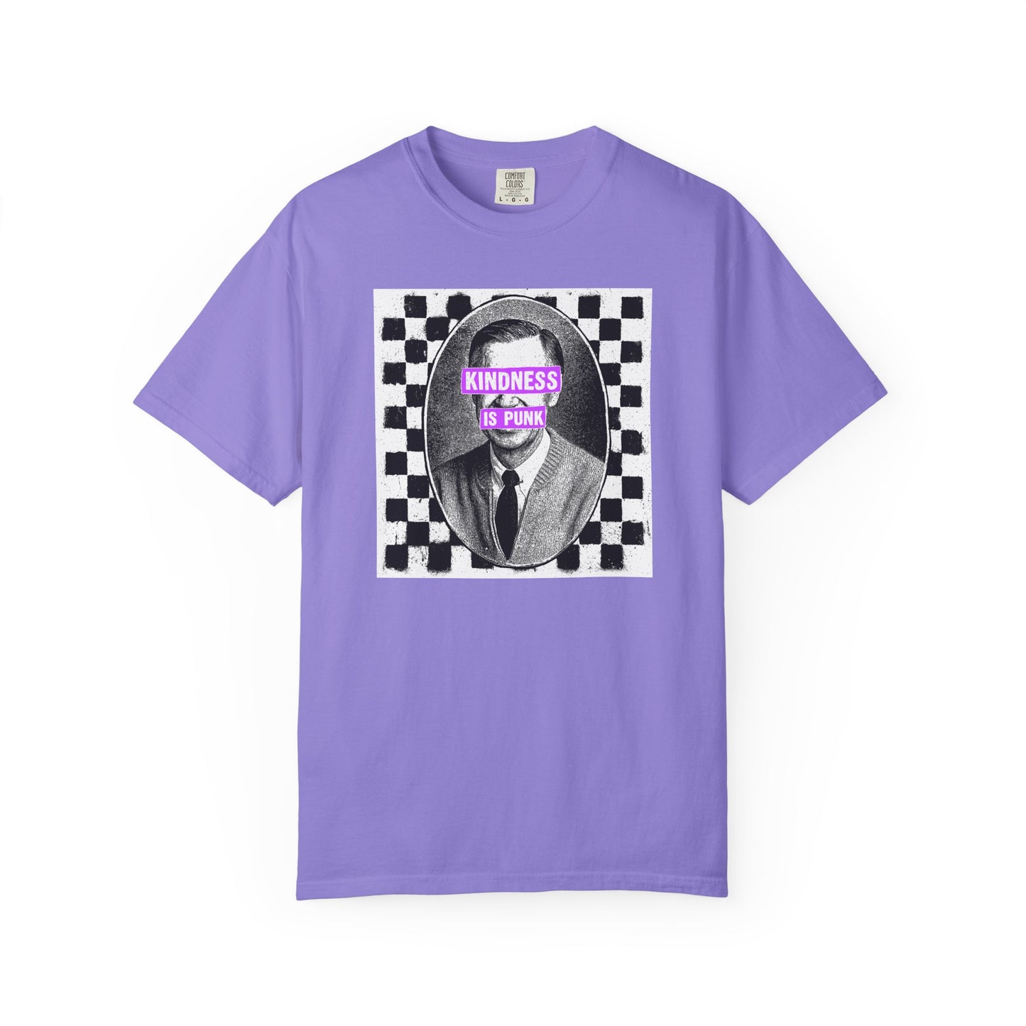 Unlikely Rebel Checkered Edition Unisex T-shirt (Violet)