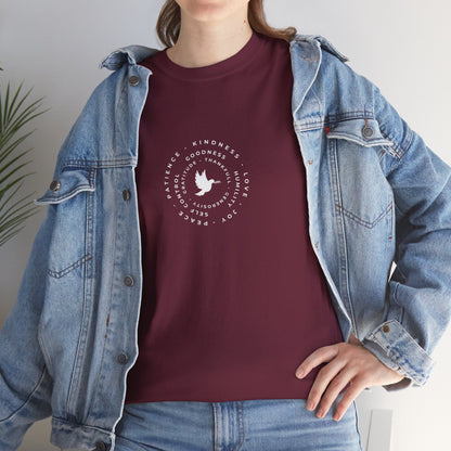 Peace Dove Circle Graphic Tee — "Be Kind To One Another"
