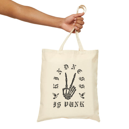 Gothic Dove Kindness Tote Bag - by Favio Moreno