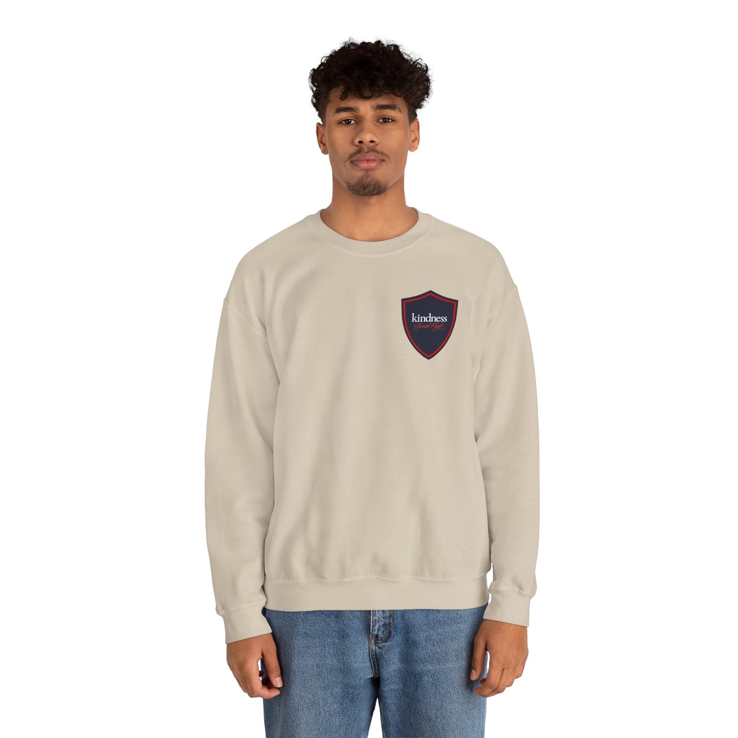 Make Kindness The Norm Unisex Crew Sweatshirt (Reg KSC Light) - By: Favio Moreno