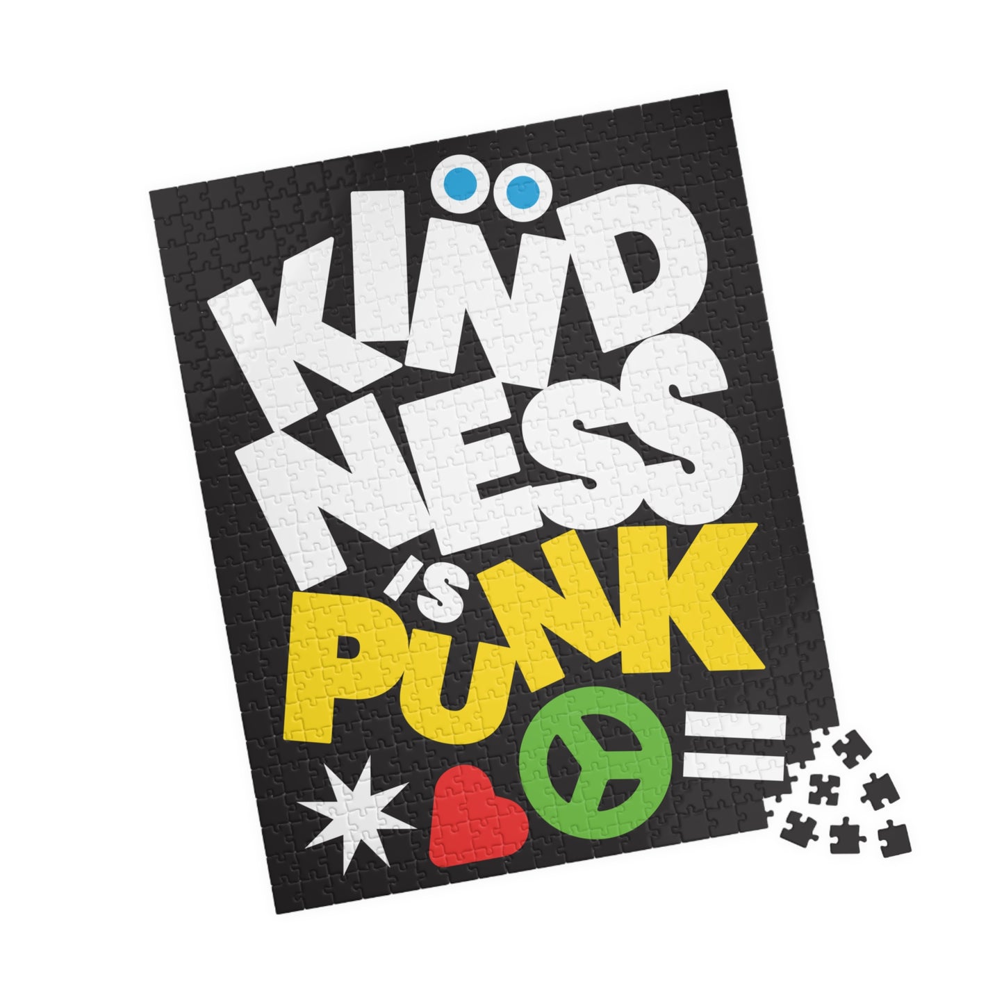 Peace, Love, & Punk Jigsaw Puzzle (520 pcs) - By Favio Moreno