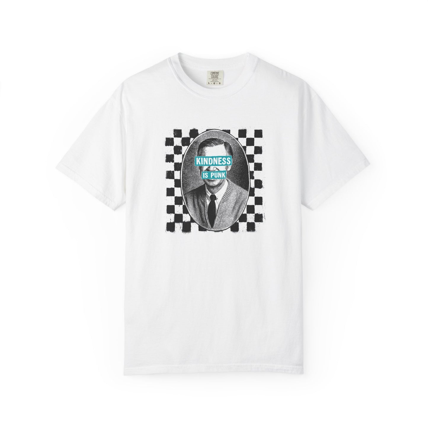 Unlikely Rebel Checkered Edition Unisex T-shirt (Blue)