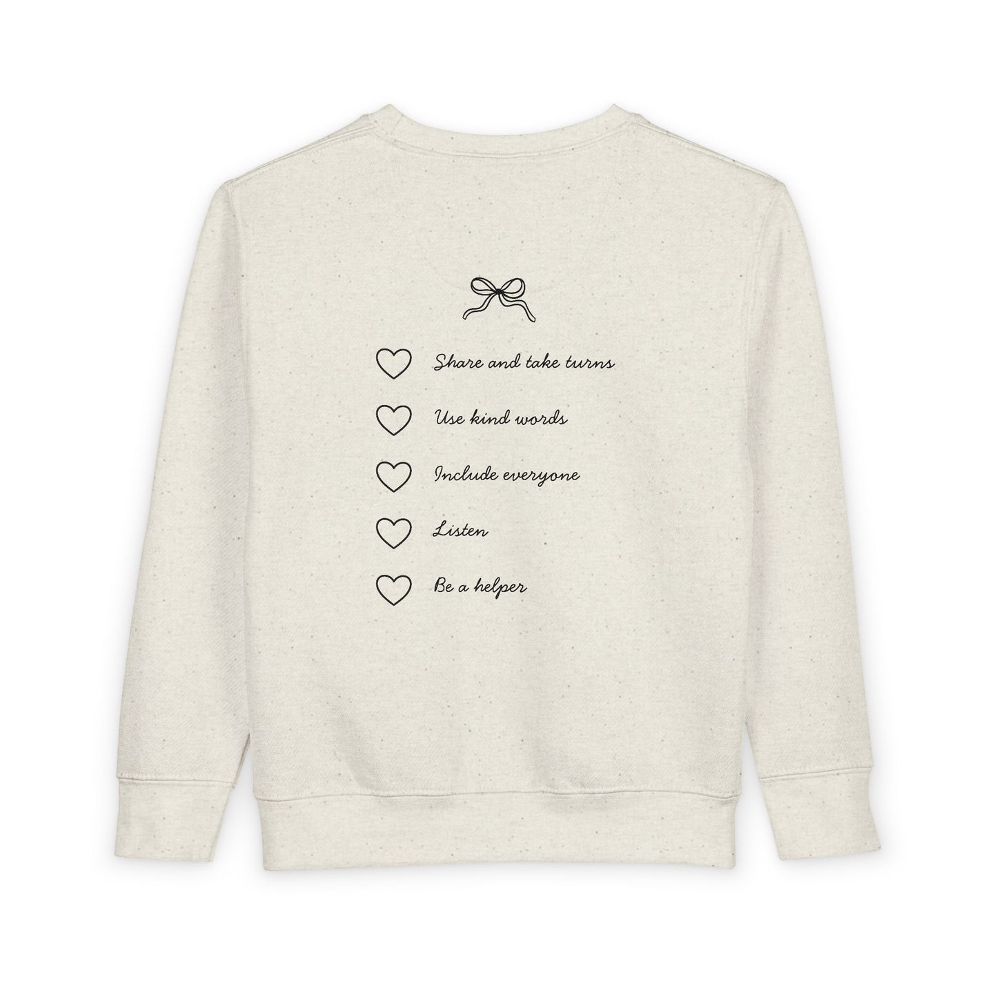 Kindness Club Toddler Sweatshirt