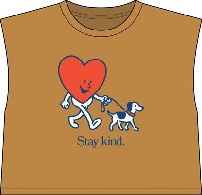 "Stay Kind" Kindness Social Club - Women's Muscle Tee