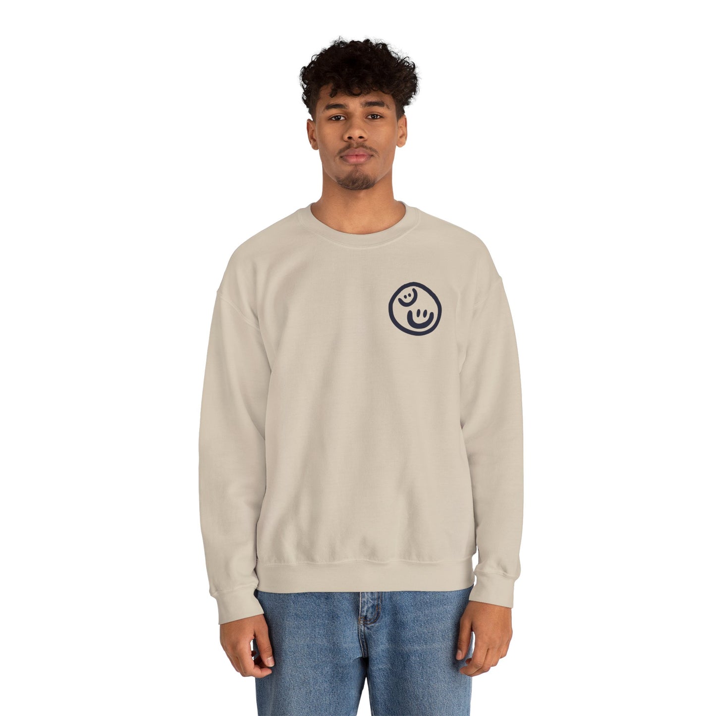 Love your Neighbor - By: Favio Moreno - Unisex Crew Sweatshirt (KSC, Reg, Light)