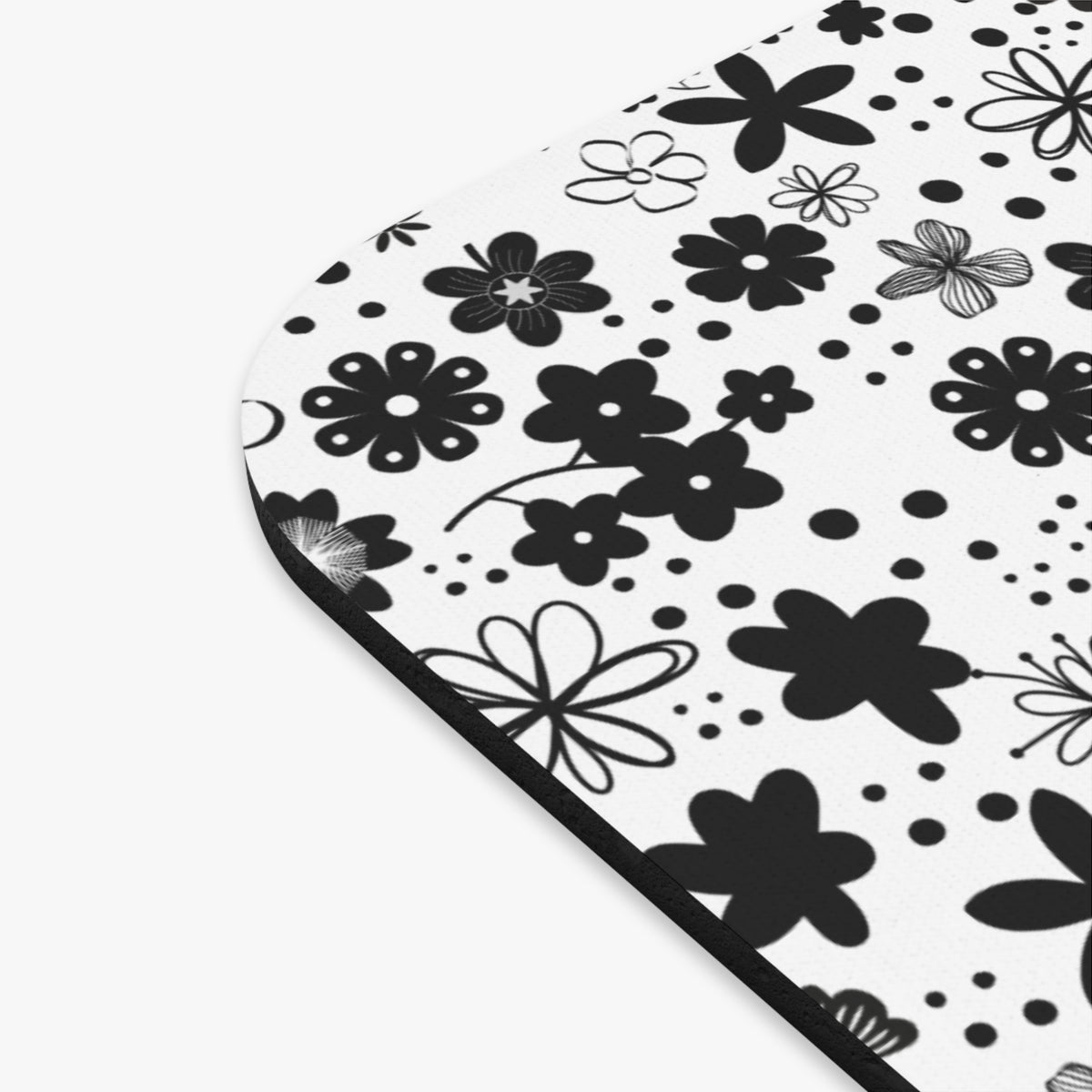 We Are All Neighbors Mouse Pad – Floral Mister Rogers Tribute Desk Mat
