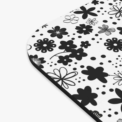 We Are All Neighbors Mouse Pad – Floral Mister Rogers Tribute Desk Mat