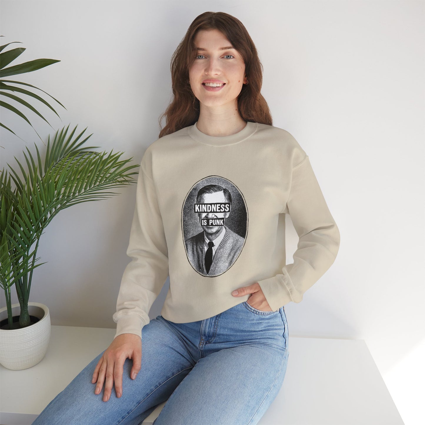 Unlikely Rebel Adult Sweatshirt- by Favio Moreno  Crewneck Sweatshirt