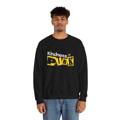 Yellow Signal Crewneck Sweatshirt by Favio Moreno