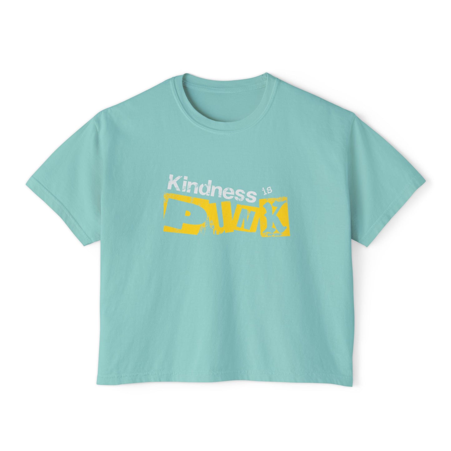 Yellow Signal -  Women's Boxy Tee by Favio Moreno