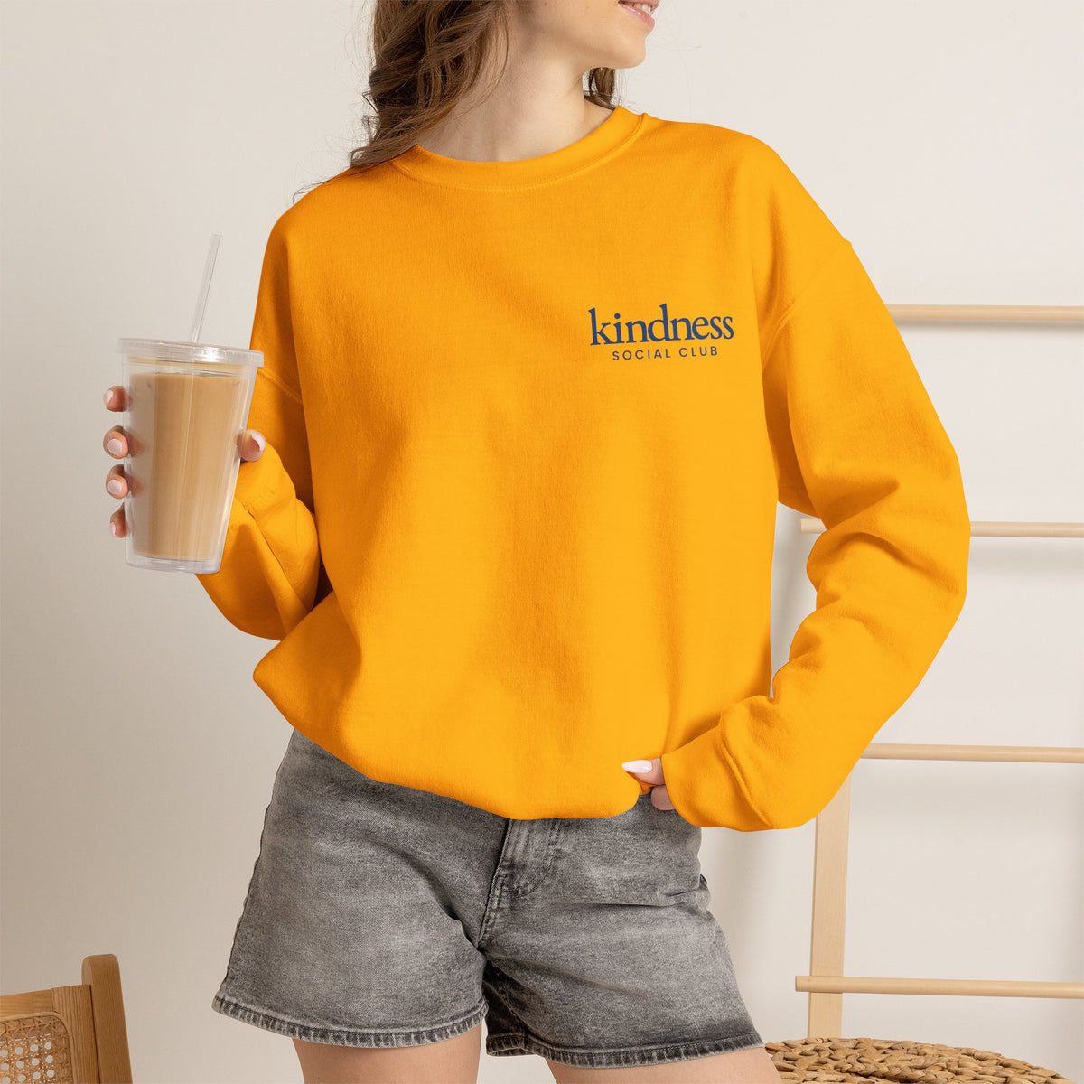 "Be the reason someone smiles today" Crewneck Sweatshirt