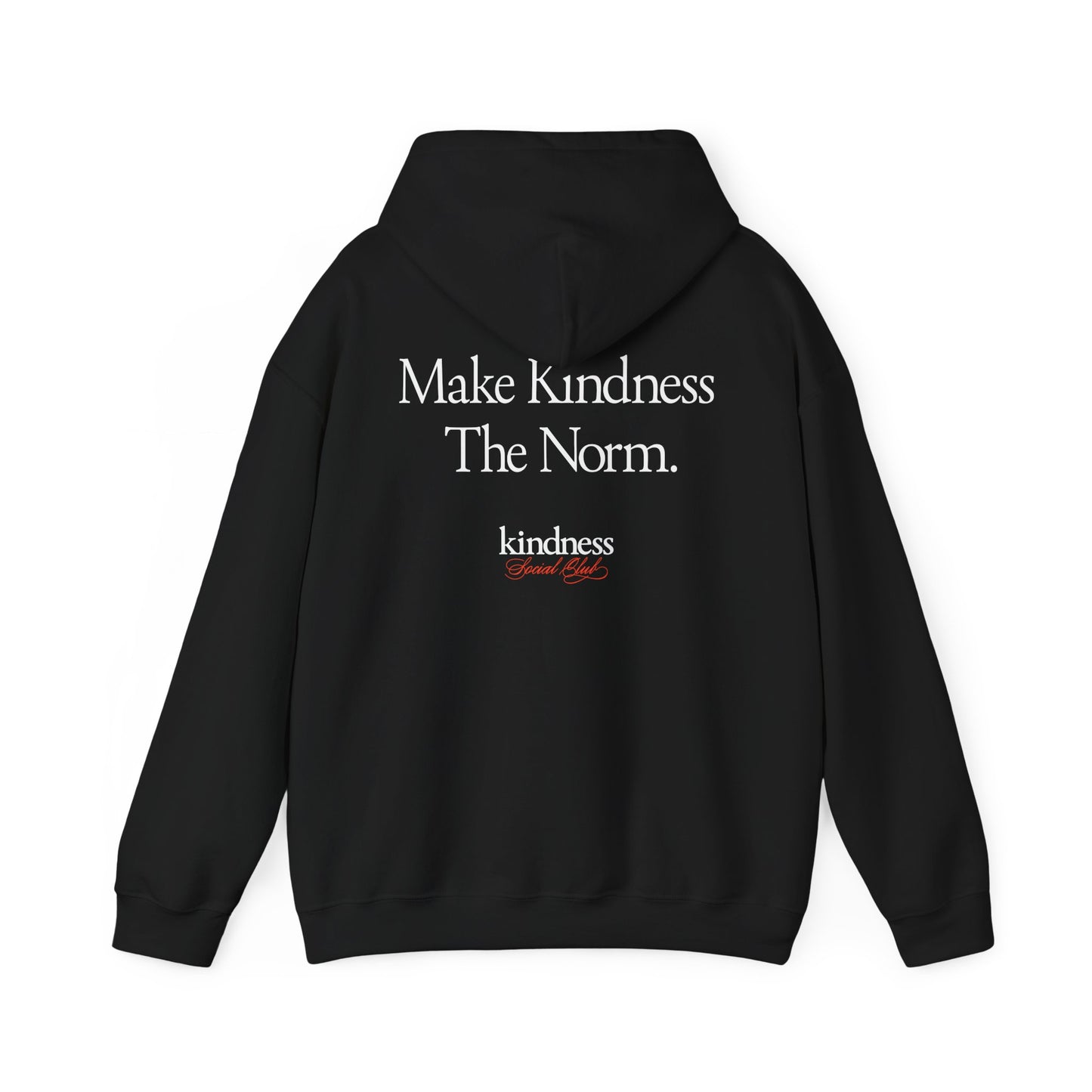 Make Kindness The Norm Unisex Adult Hoodie (Reg KSC Rich) By: Favio Moreno