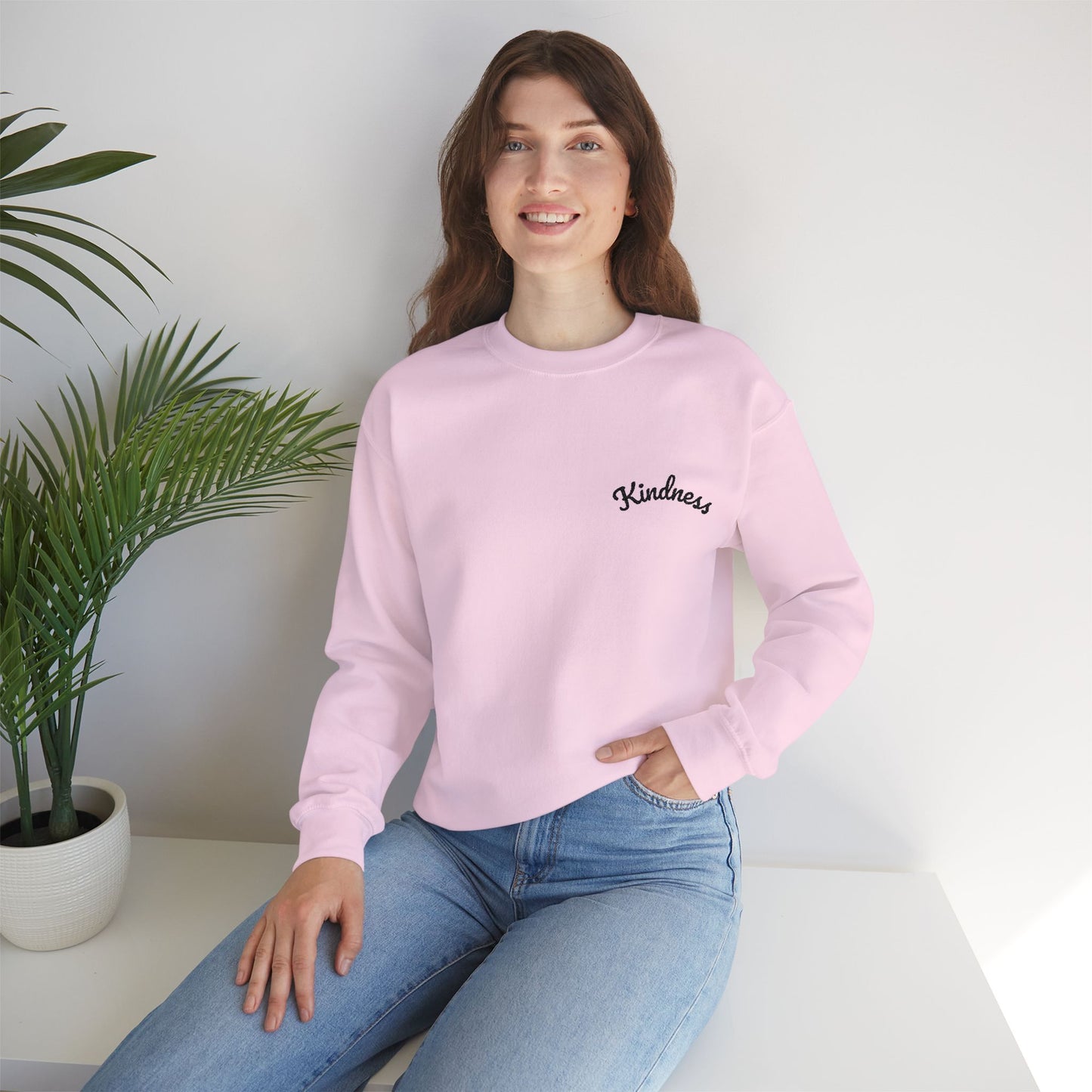 Kindness Embroidered Sweatshirt