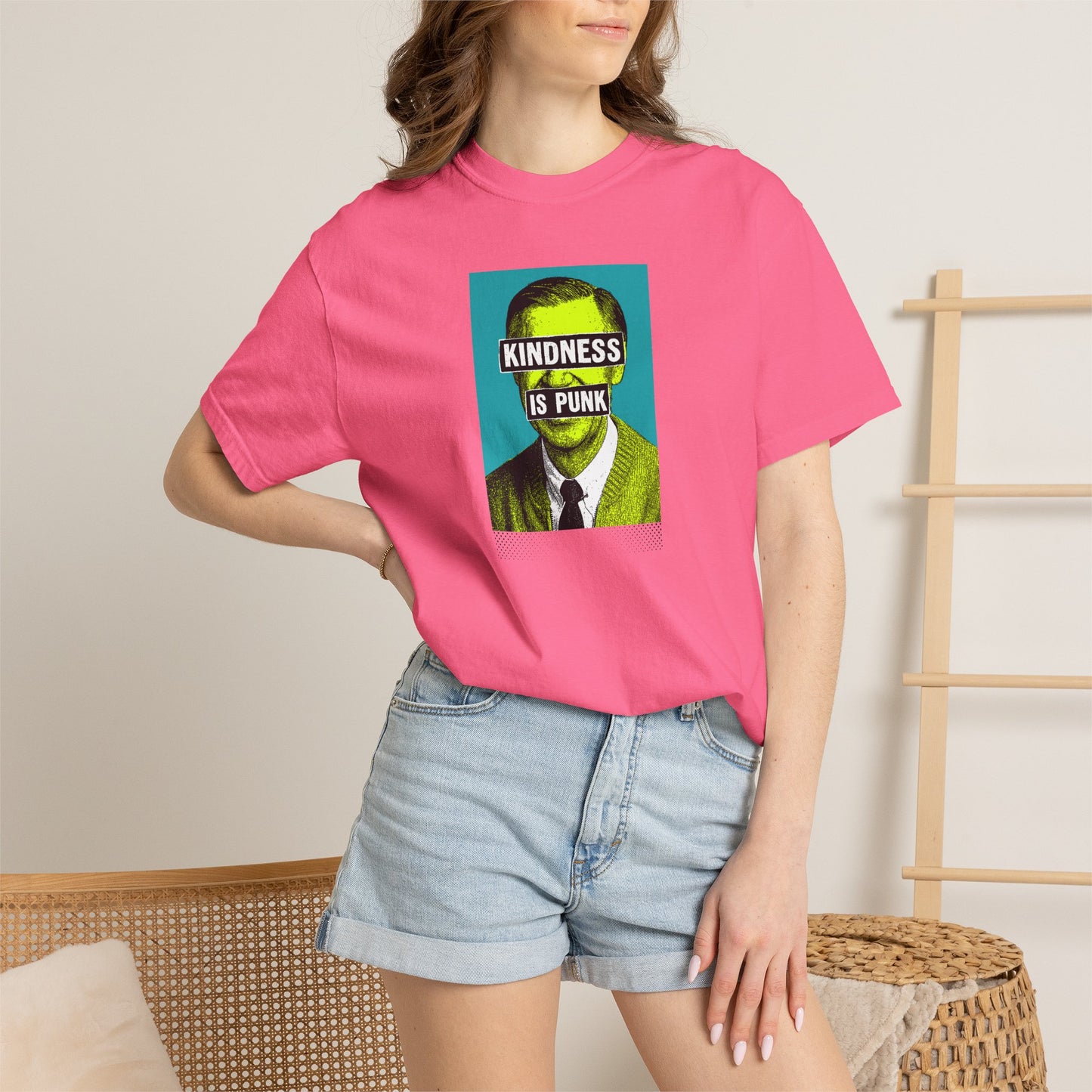 Unlikely Rebel Pop Art Edition Unisex T-shirt (Blue)