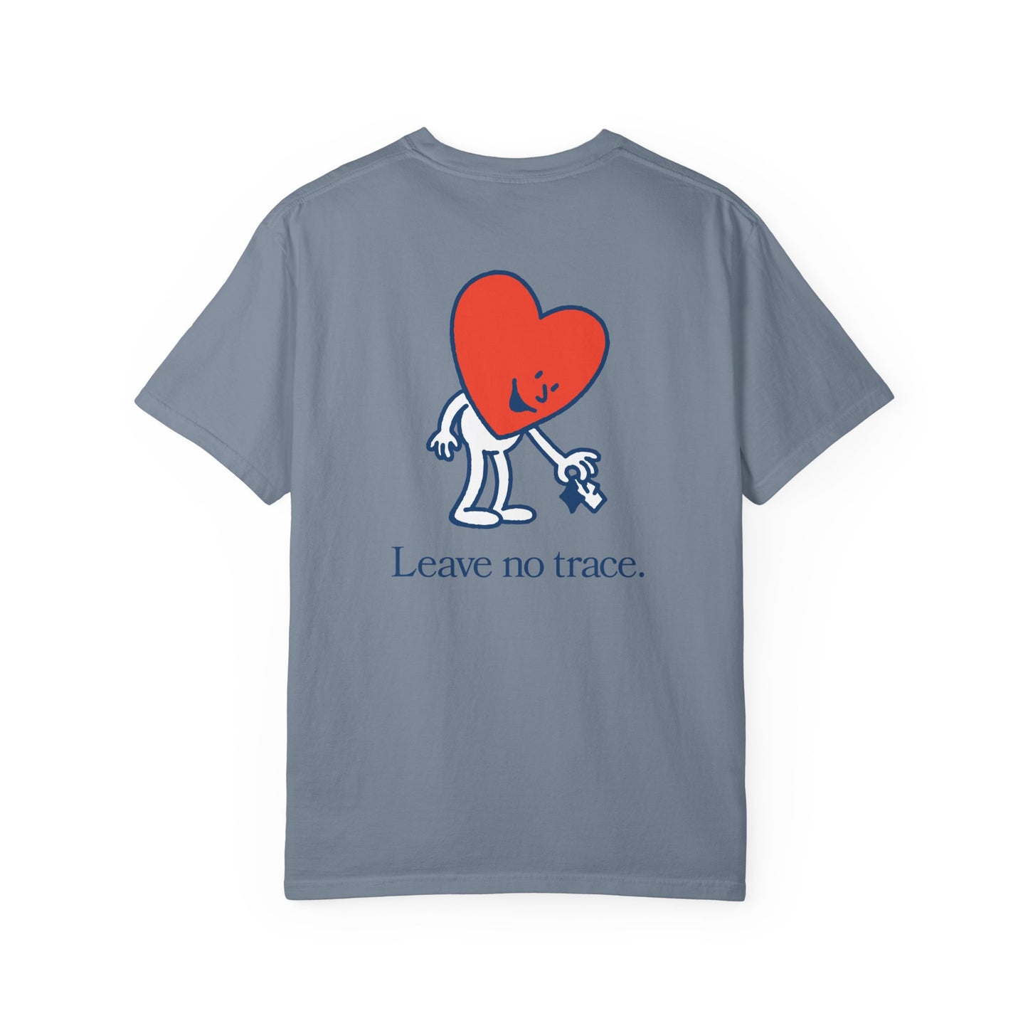 "Leave No Trace" Heart Graphic - Kindness Social Club T-Shirt