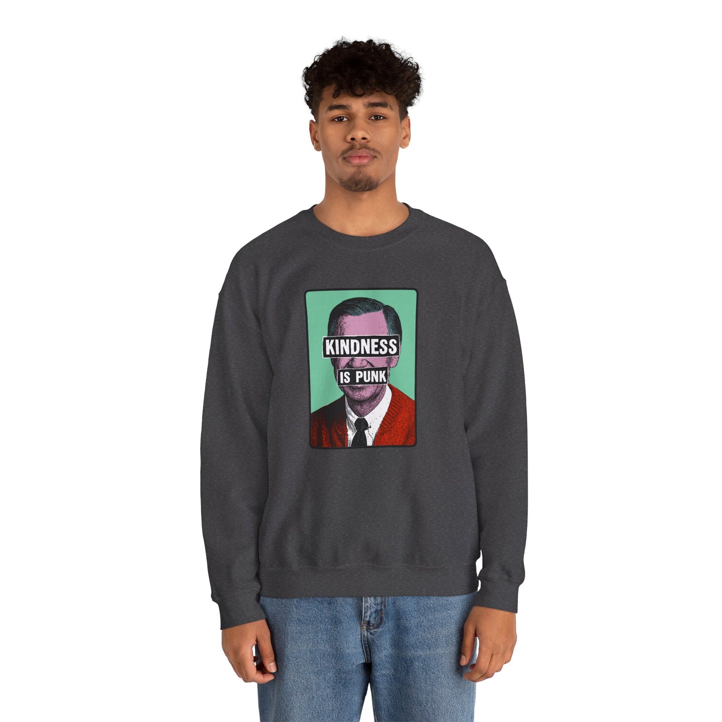 Unlikely Rebel Pop Art Edition Unisex Crew Sweatshirt (Green)
