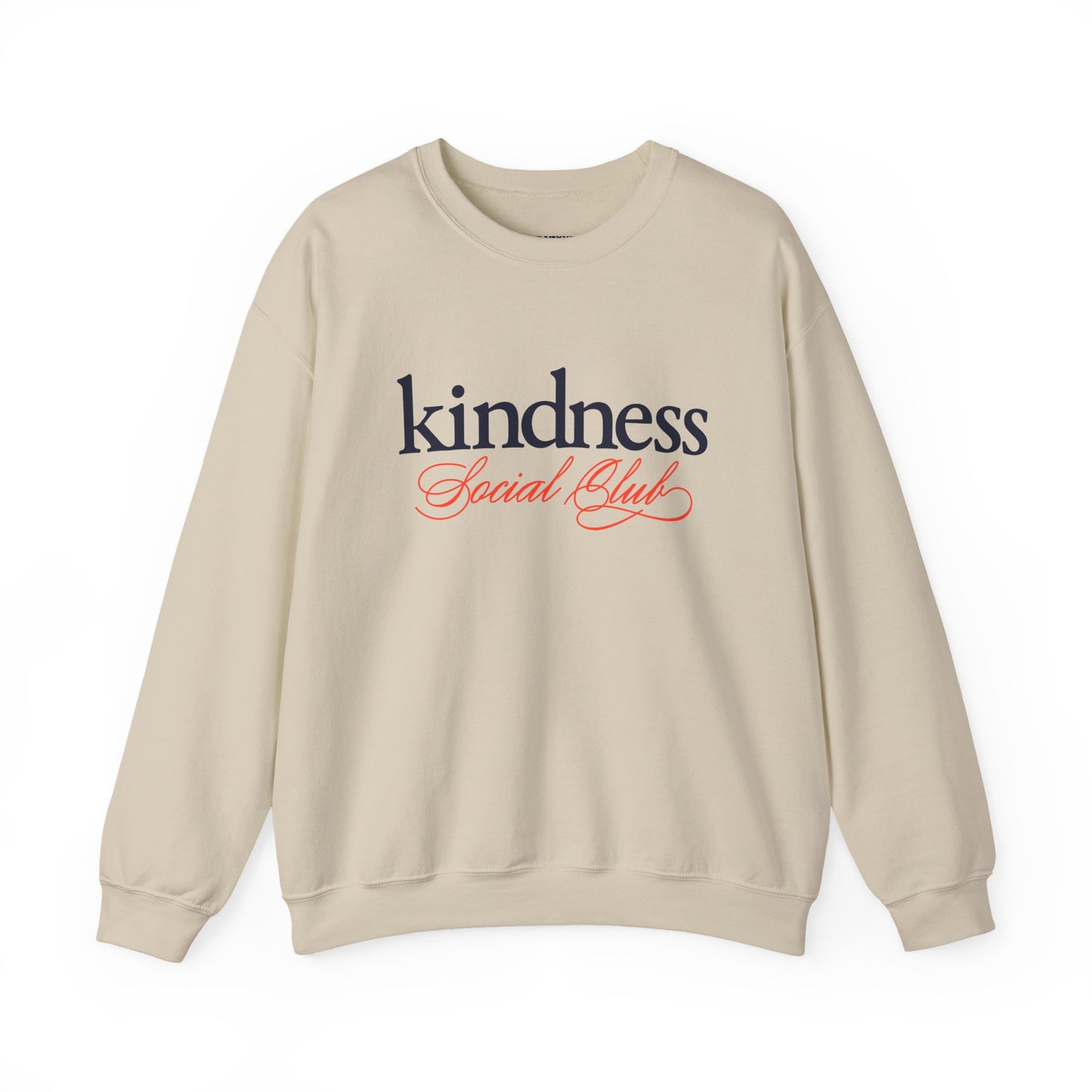 Kindness Social Club Classic Adult Crew Sweatshirt (KSC Light) - By: Favio Moreno