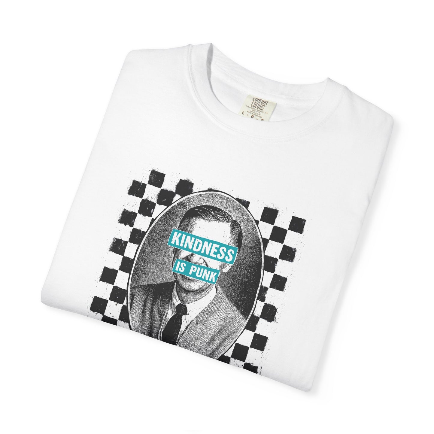 Unlikely Rebel Checkered Edition Unisex T-shirt (Blue)