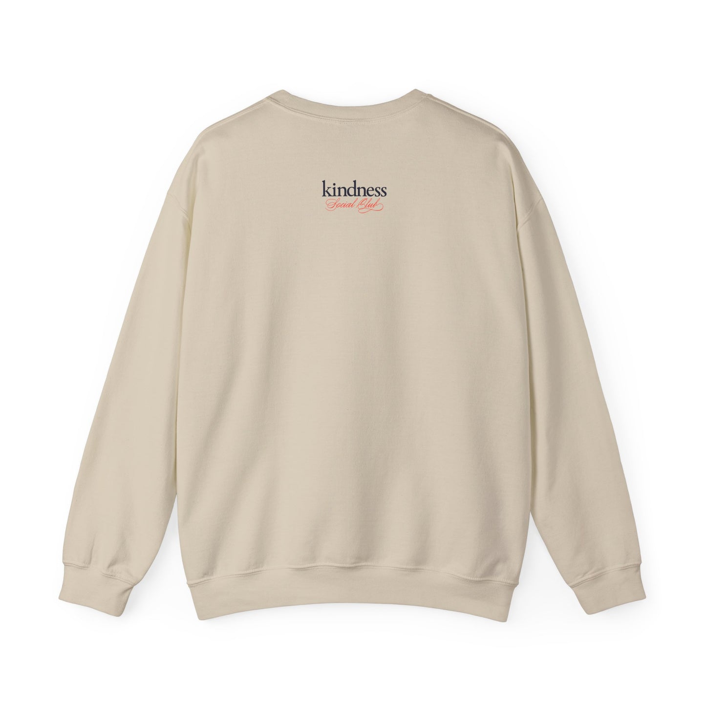 Kindness Social Club – By: Favio Moreno - Varsity Unisex Crew Sweatshirt (KSC Light)