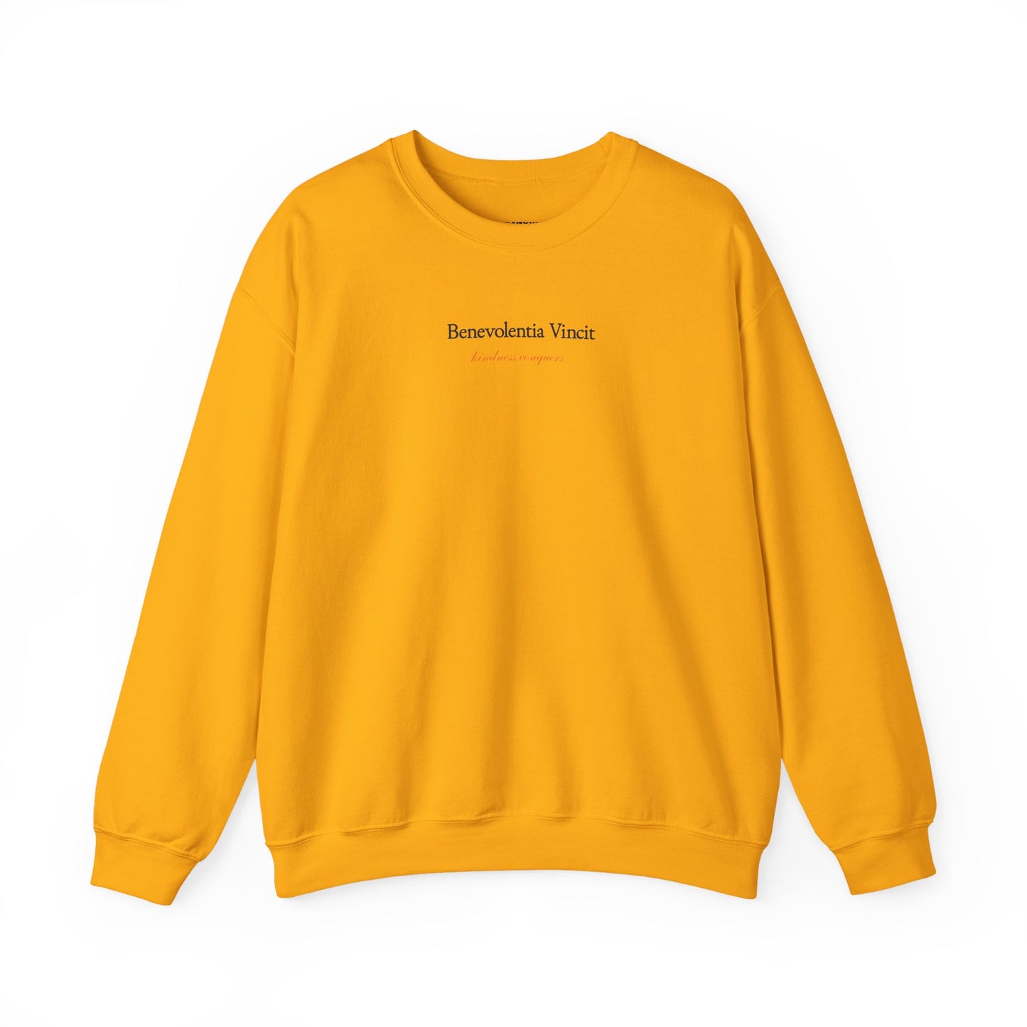 Kindness Conquers Unisex Crew Sweatshirt  - By: Favio Moreno (KSC Light)