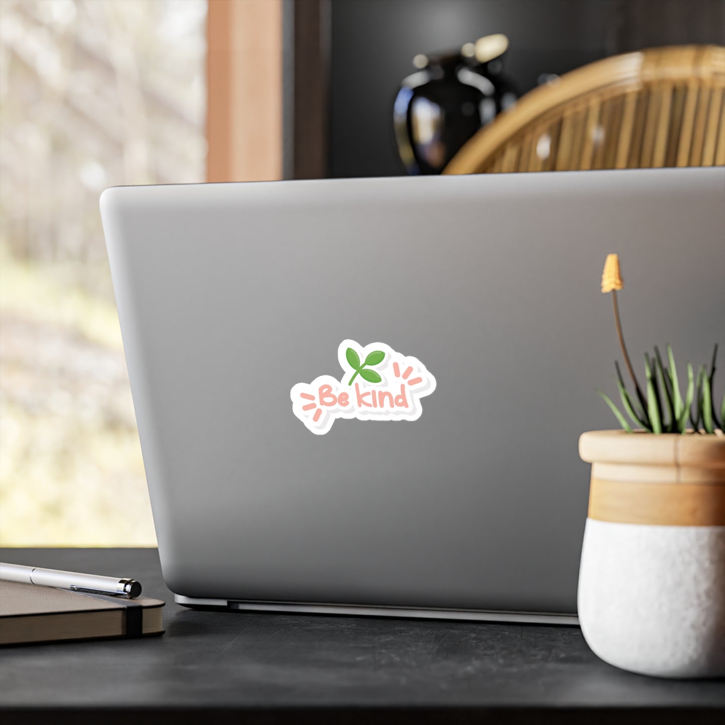 Be Kind Cute Plant Vinyl Sticker