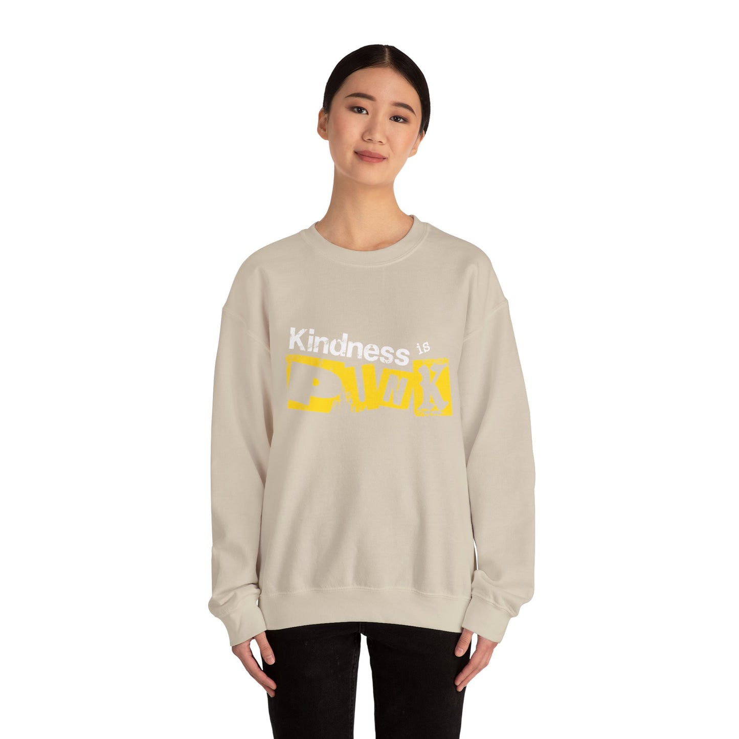 Yellow Signal Crewneck Sweatshirt by Favio Moreno