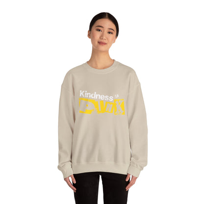 Yellow Signal Crewneck Sweatshirt by Favio Moreno