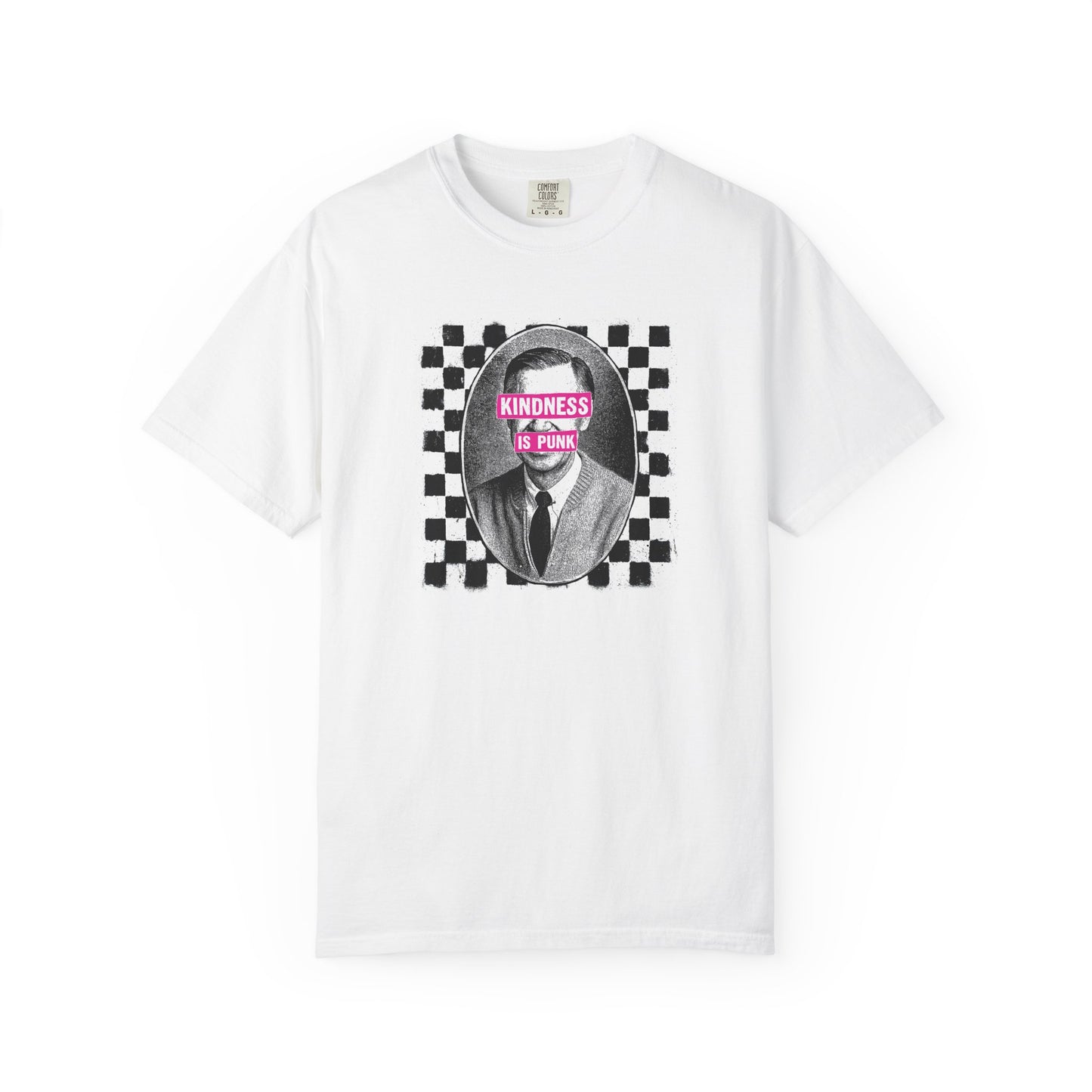 Unlikely Rebel Checkered Edition Unisex T-shirt (Pink)