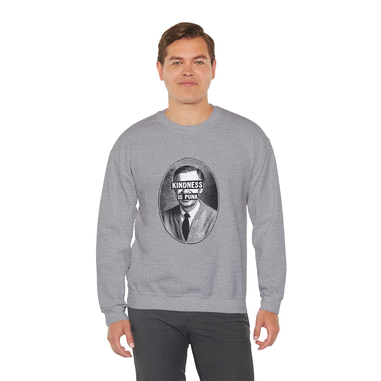 Unlikely Rebel Adult Sweatshirt- by Favio Moreno  Crewneck Sweatshirt