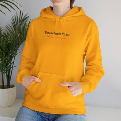 Kindness Conquers Unisex Adult Hoodie - By: Favio Moreno (KSC Light)