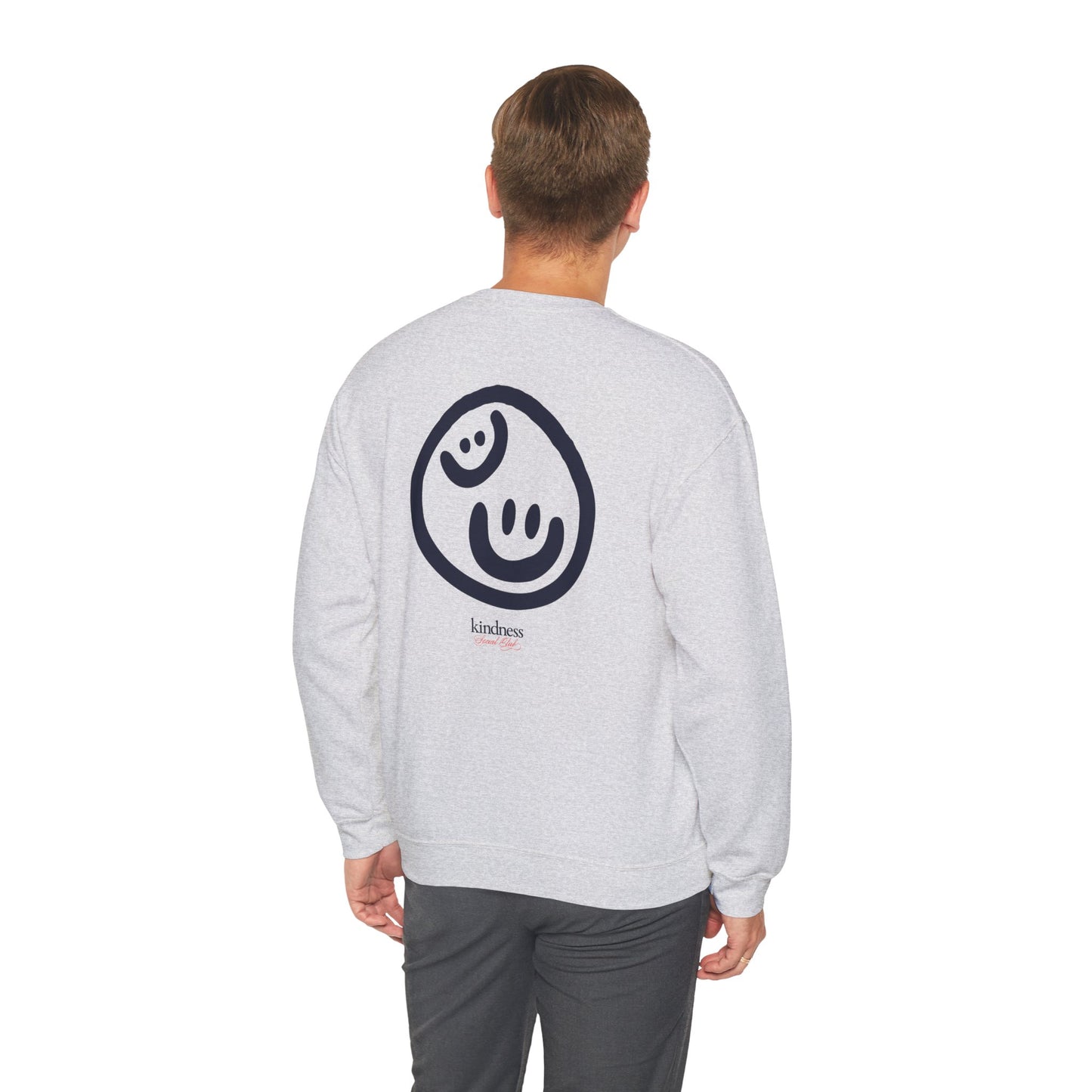 Kindness Social Club Classic Adult Crew Sweatshirt (KSC Light) - By: Favio Moreno