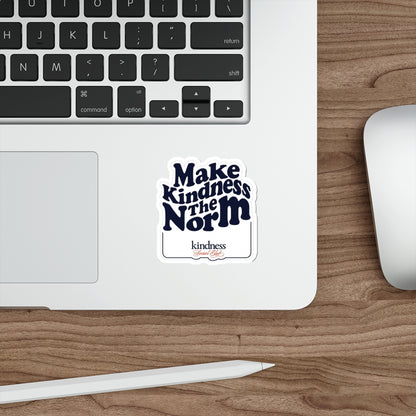 "Make Kindness the Norm" Die-Cut Sticker