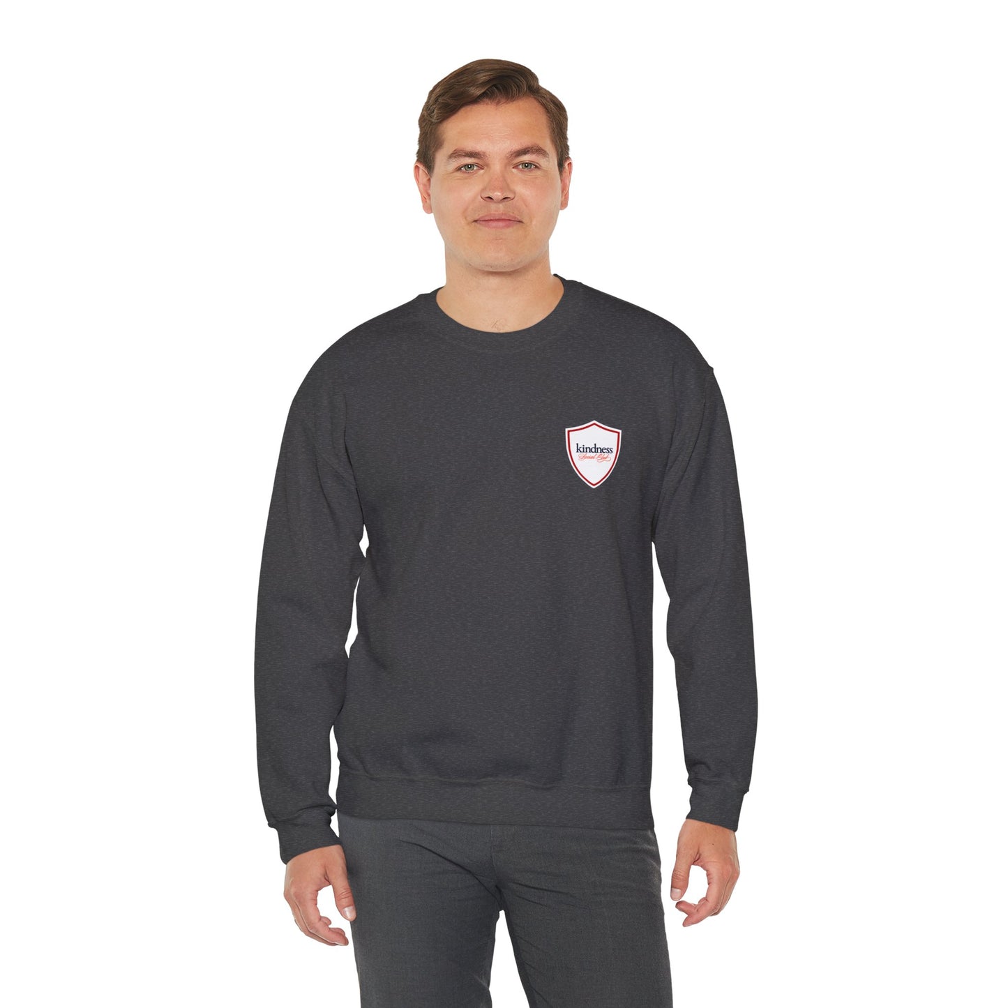 Make Kindness The Norm Unisex Crew Sweatshirt (Reg KSC Rich) - By: Favio Moreno