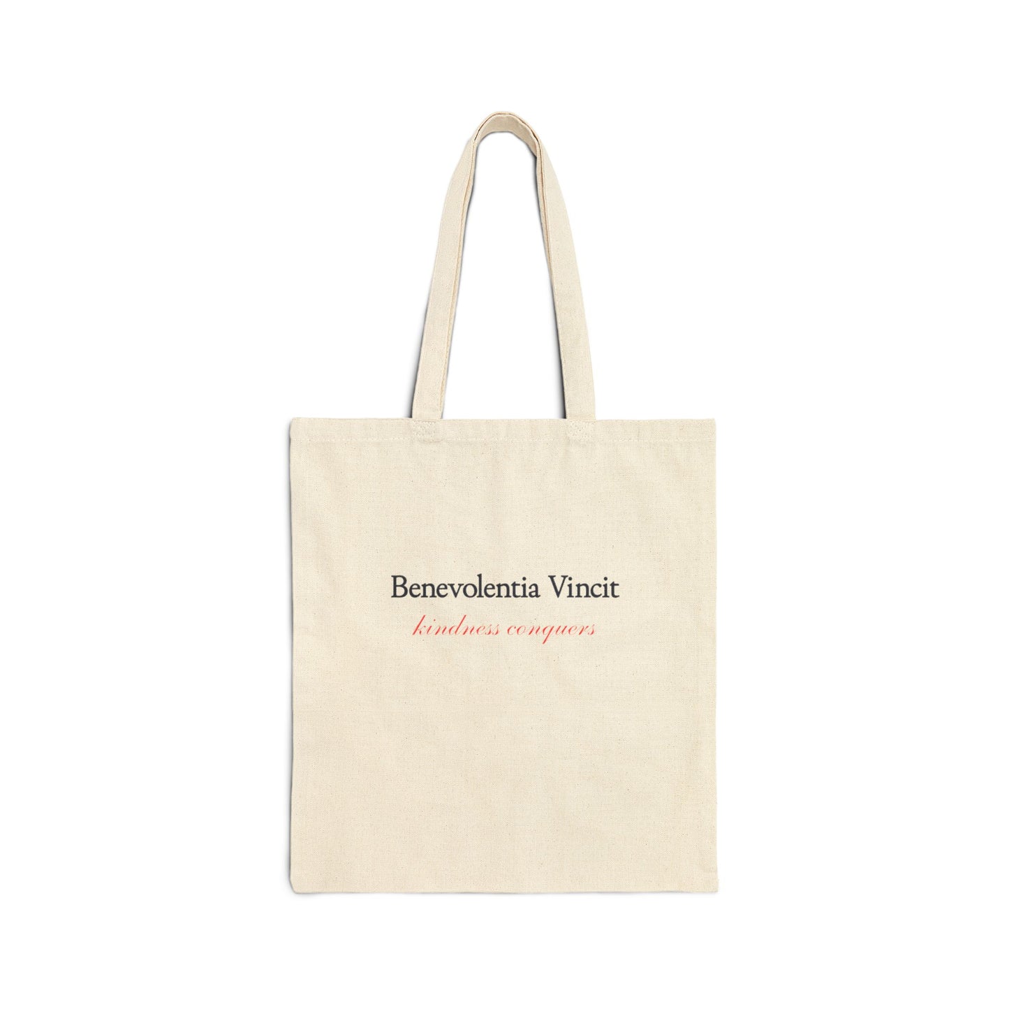 Kindness Conquers By: Favio Moreno (KSC) Canvas Tote