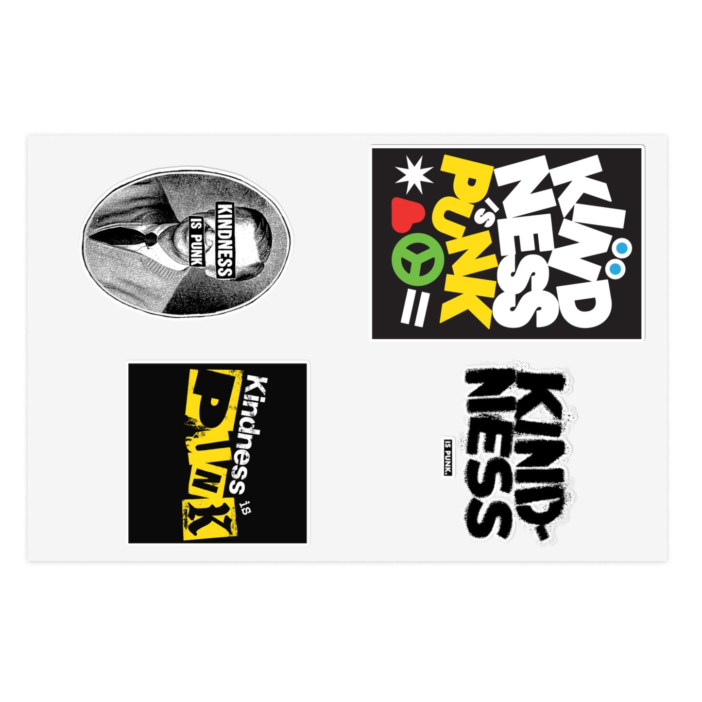 Kindness is Punk Sticker Sheet
