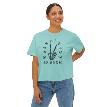 Gothic Dove Kindness -  Women's Boxy Tee by Favio Moreno