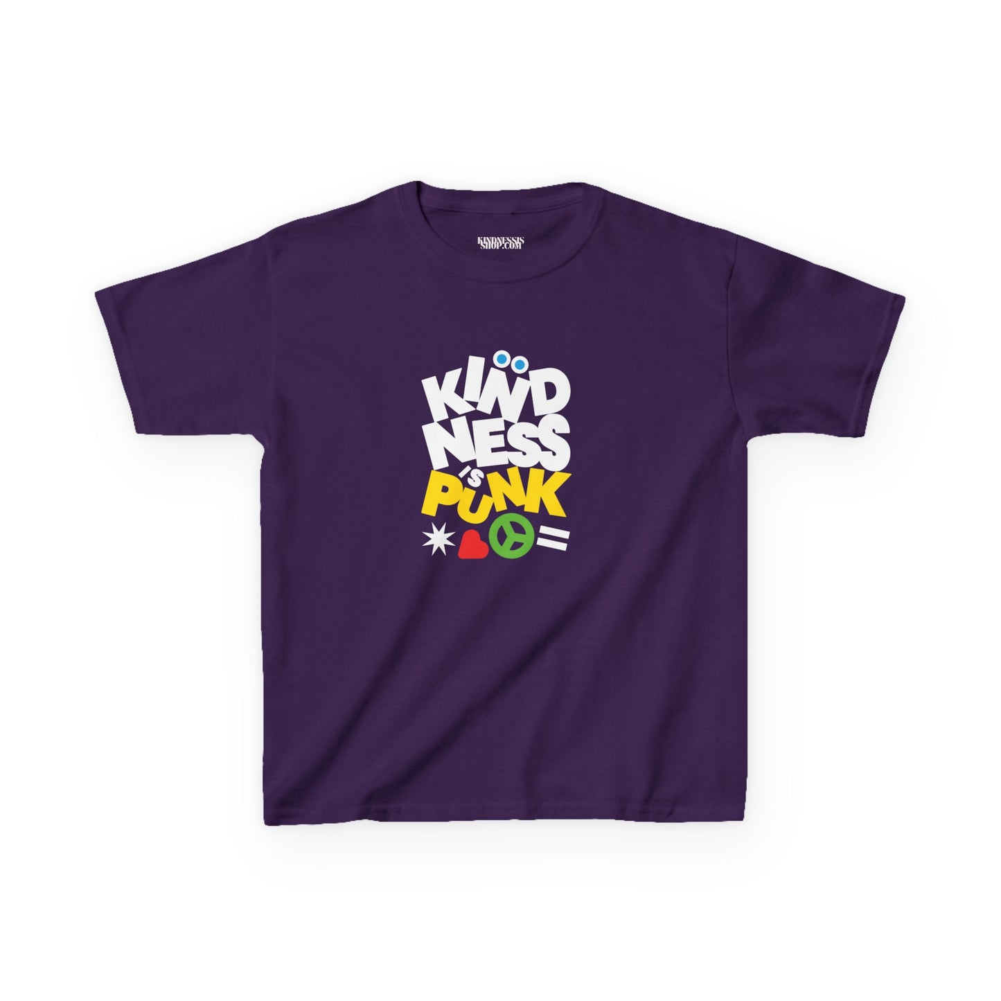Peace, Love, and Punk Kid's T-shirt - by Favio Moreno