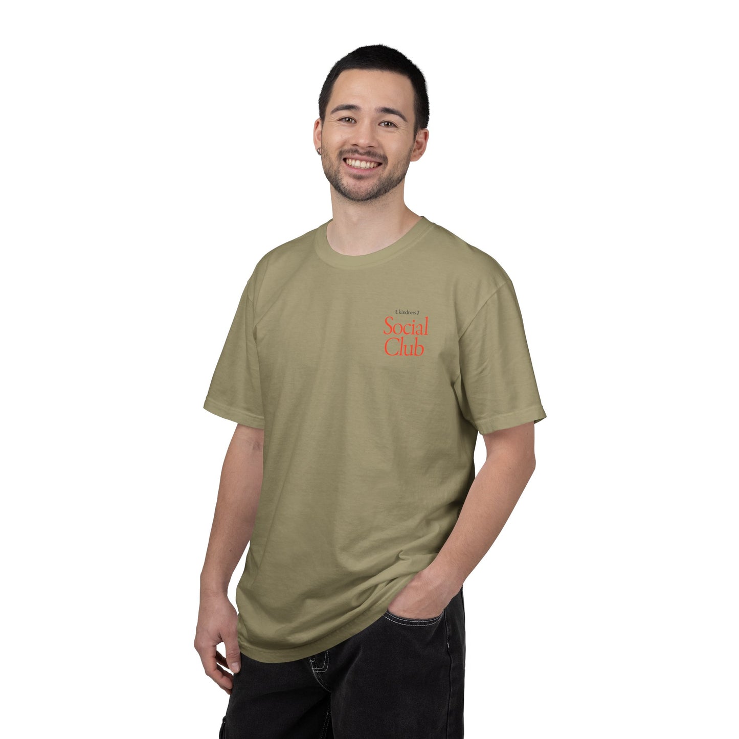 Kindness Social Club – By: Favio Moreno - Varsity Unisex T-Shirt (KSC Light)